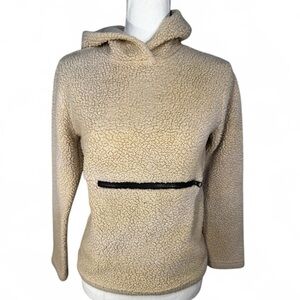 Zella Girl’s Beige Sherpa Pullover - Large